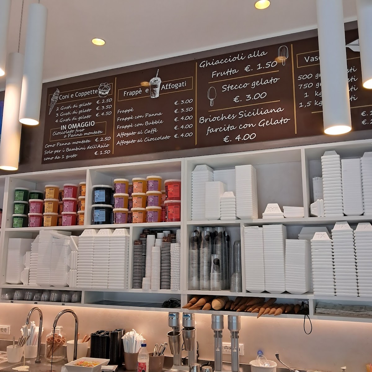 Il locale in servizio.