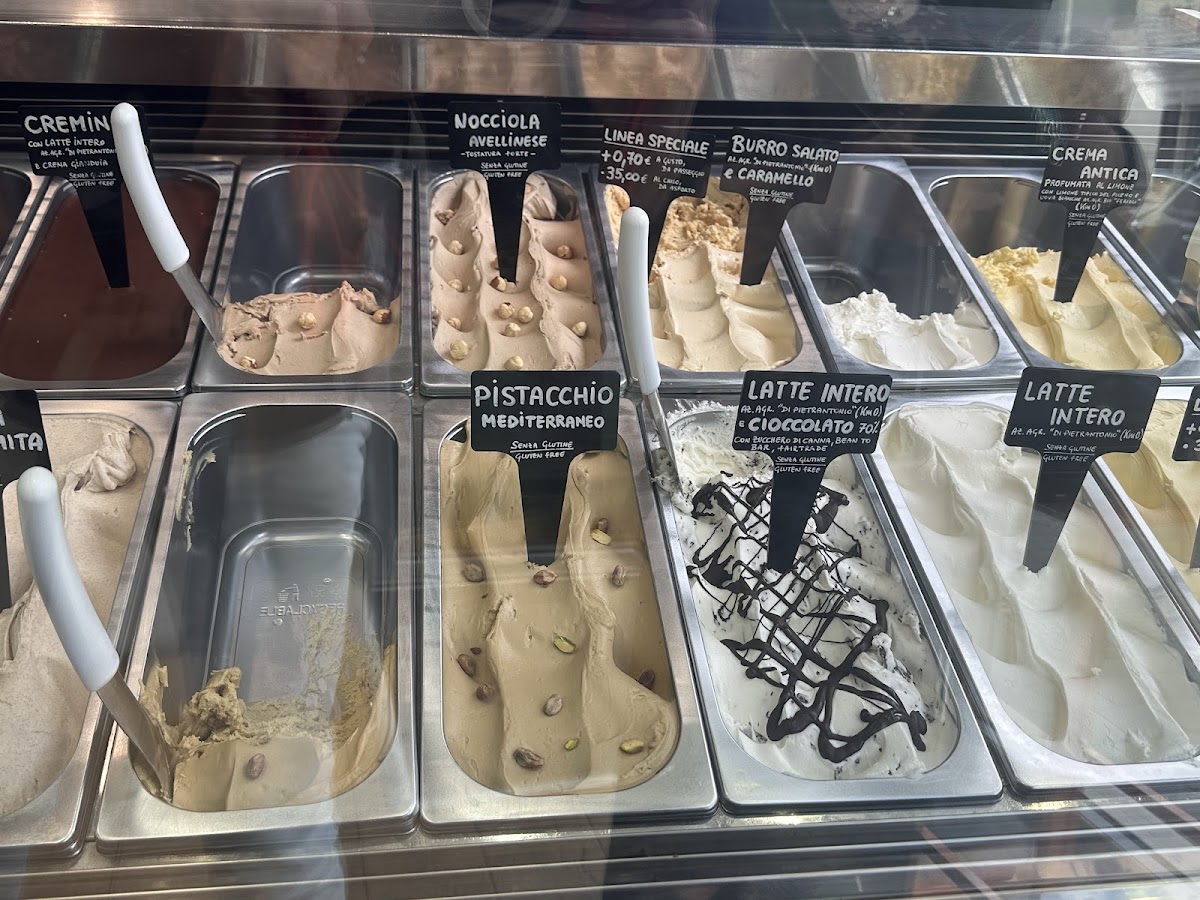 Il gelato servito.