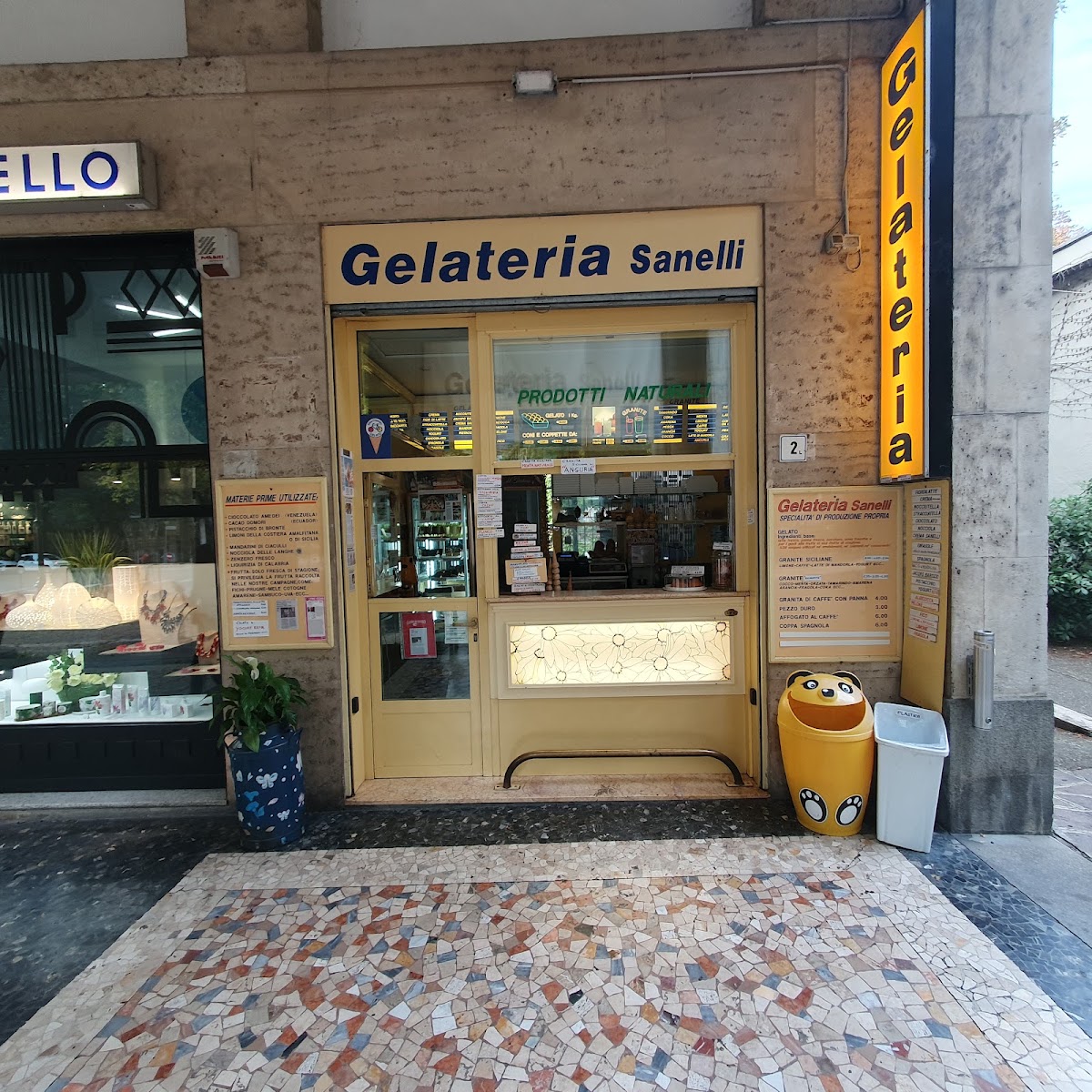 Il gelato servito.