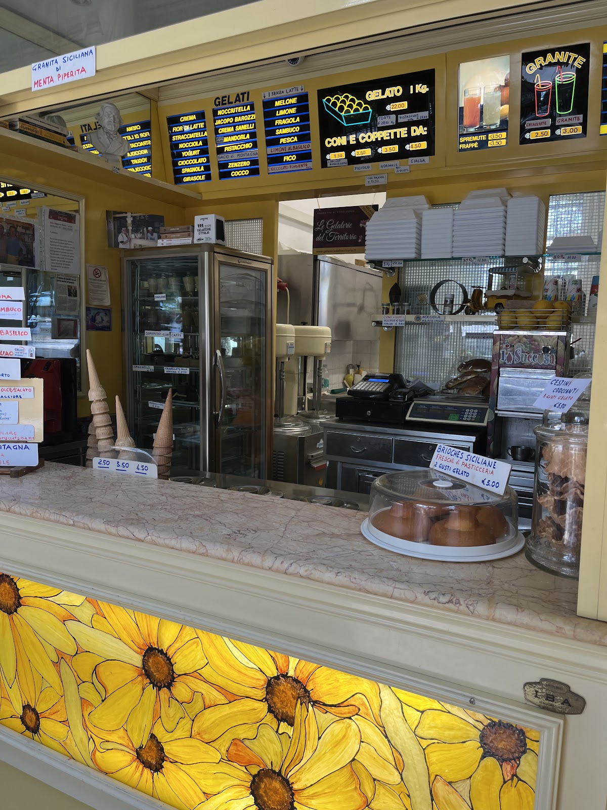 Il gelato della casa.