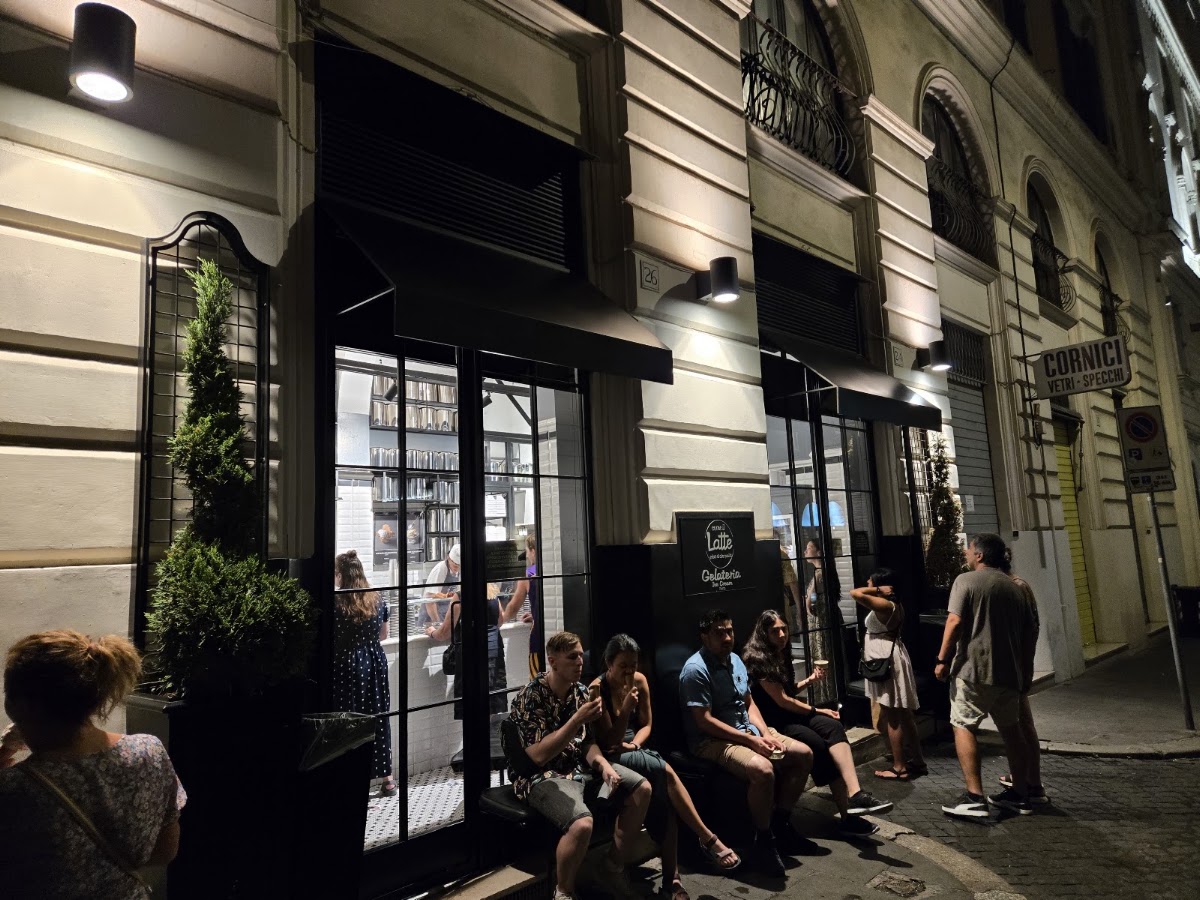 Un dettaglio del banco.
