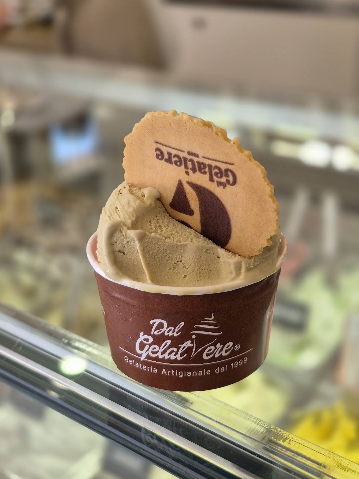 Il gelato servito.
