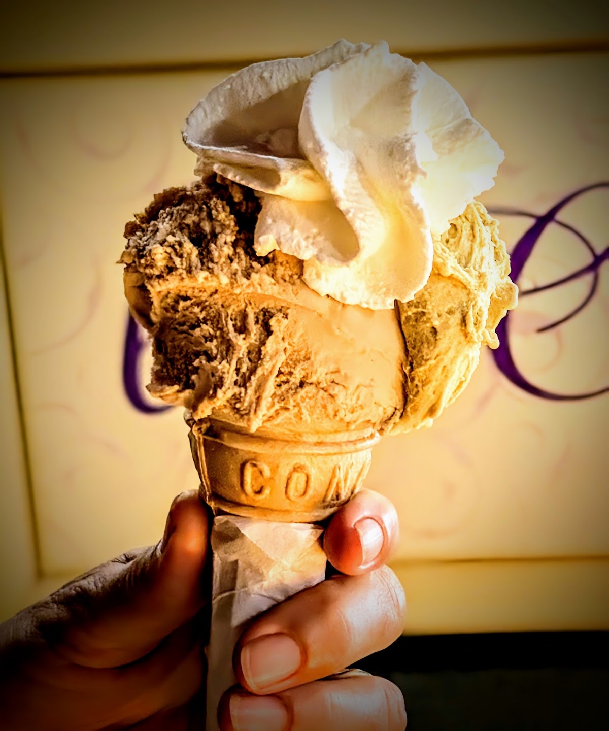 Il gelato della casa.