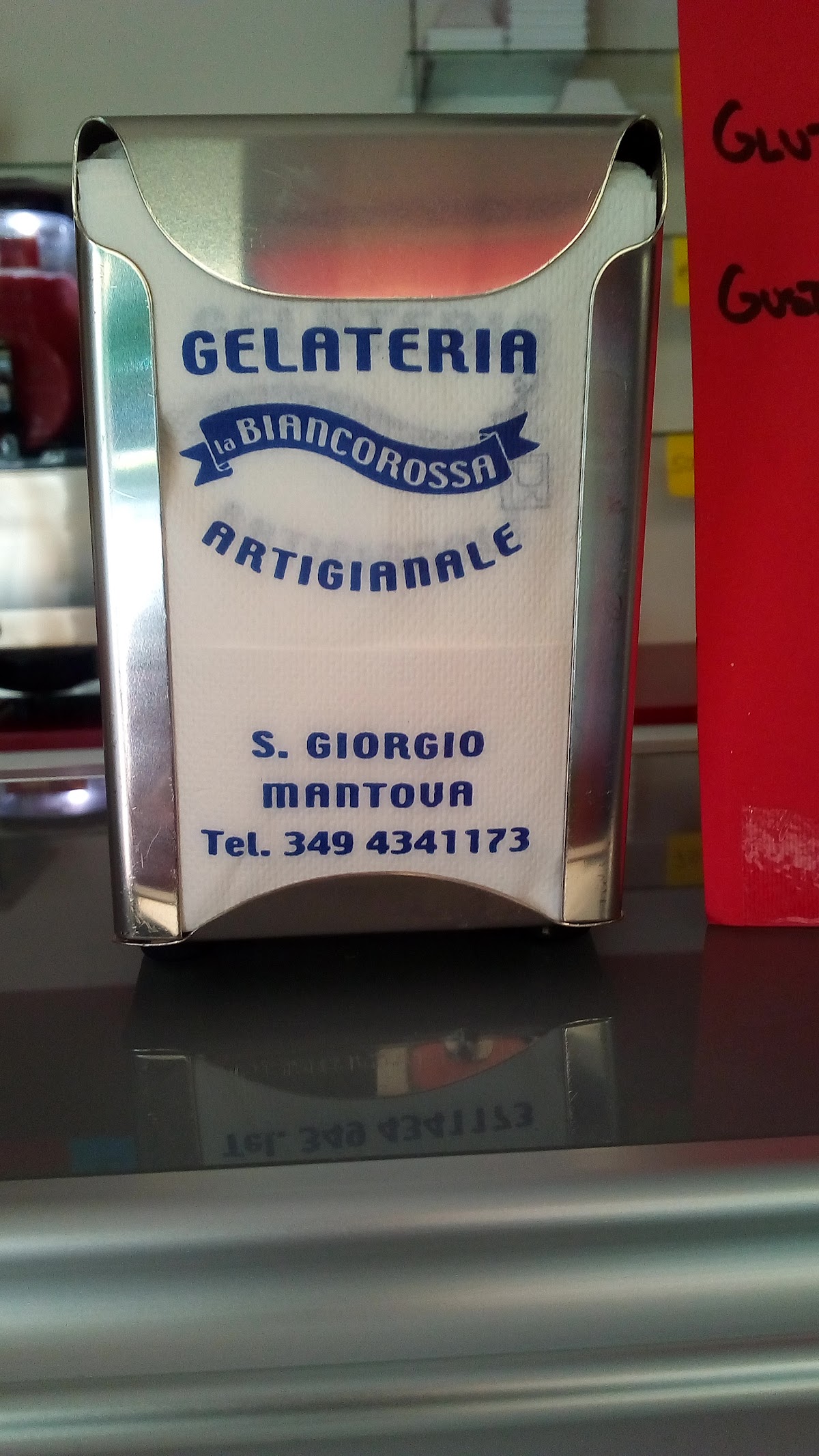 Il gelato della casa.