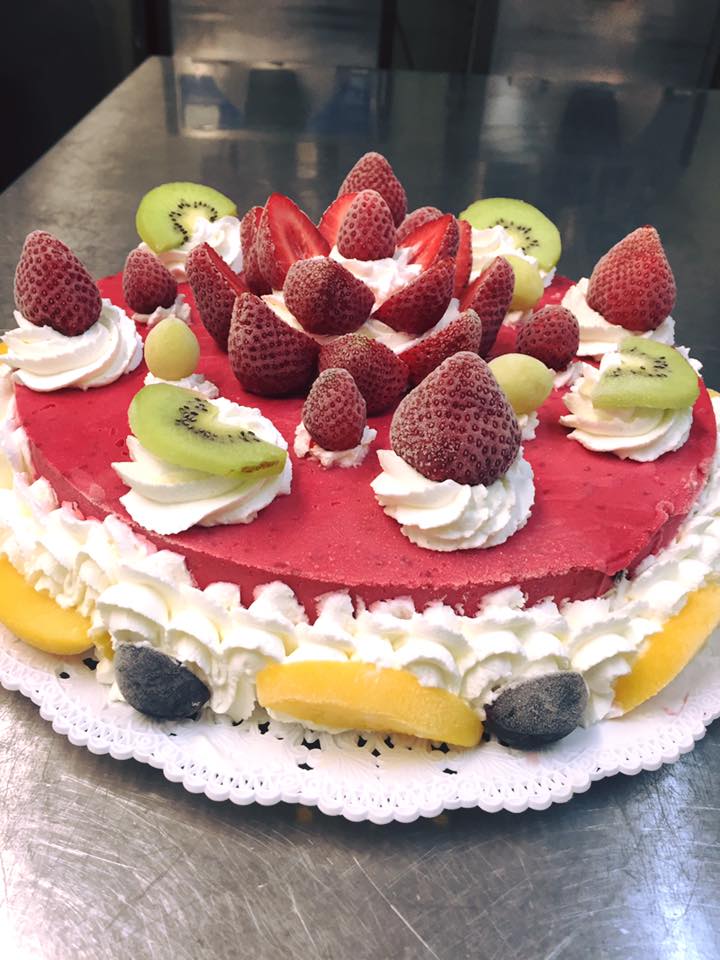 Il gelato servito.