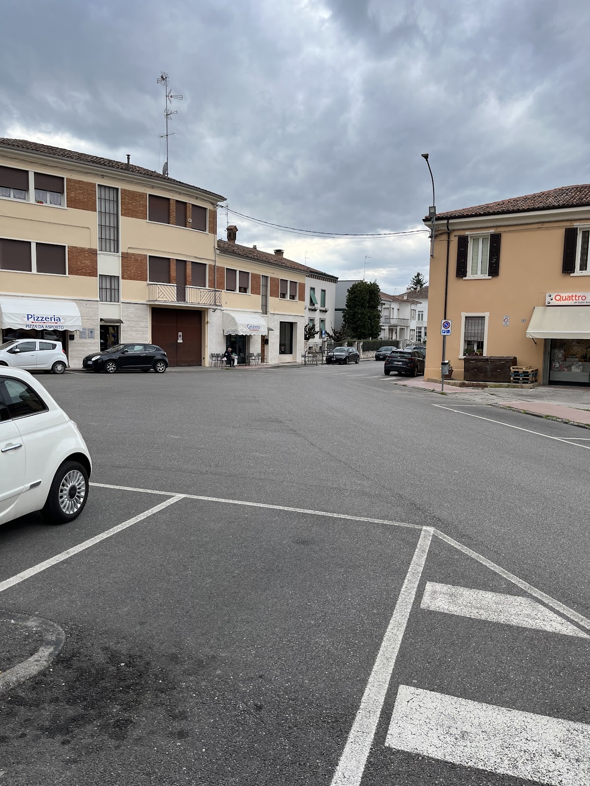 Le vaschette in vetrina.