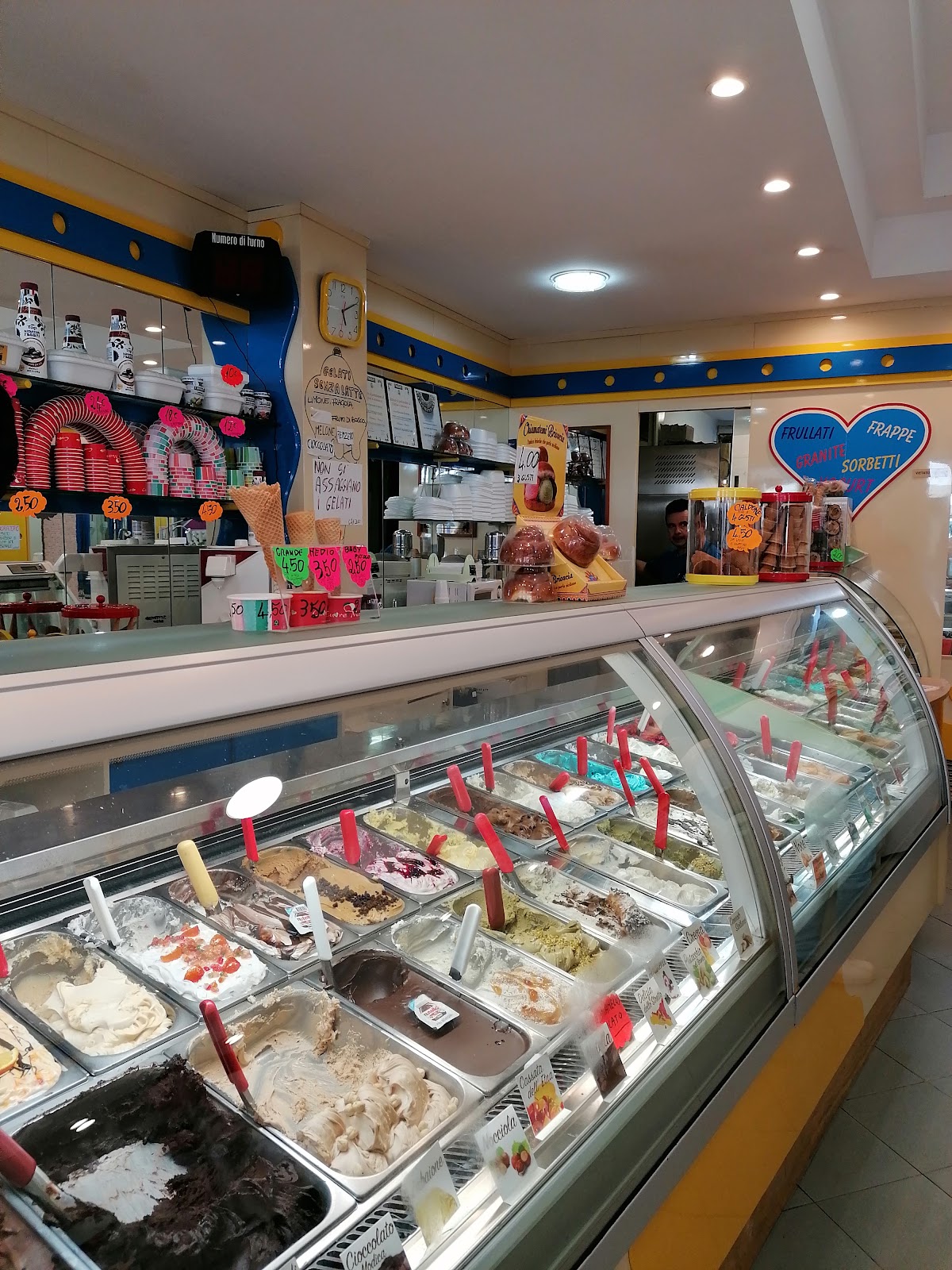 Il locale in servizio.