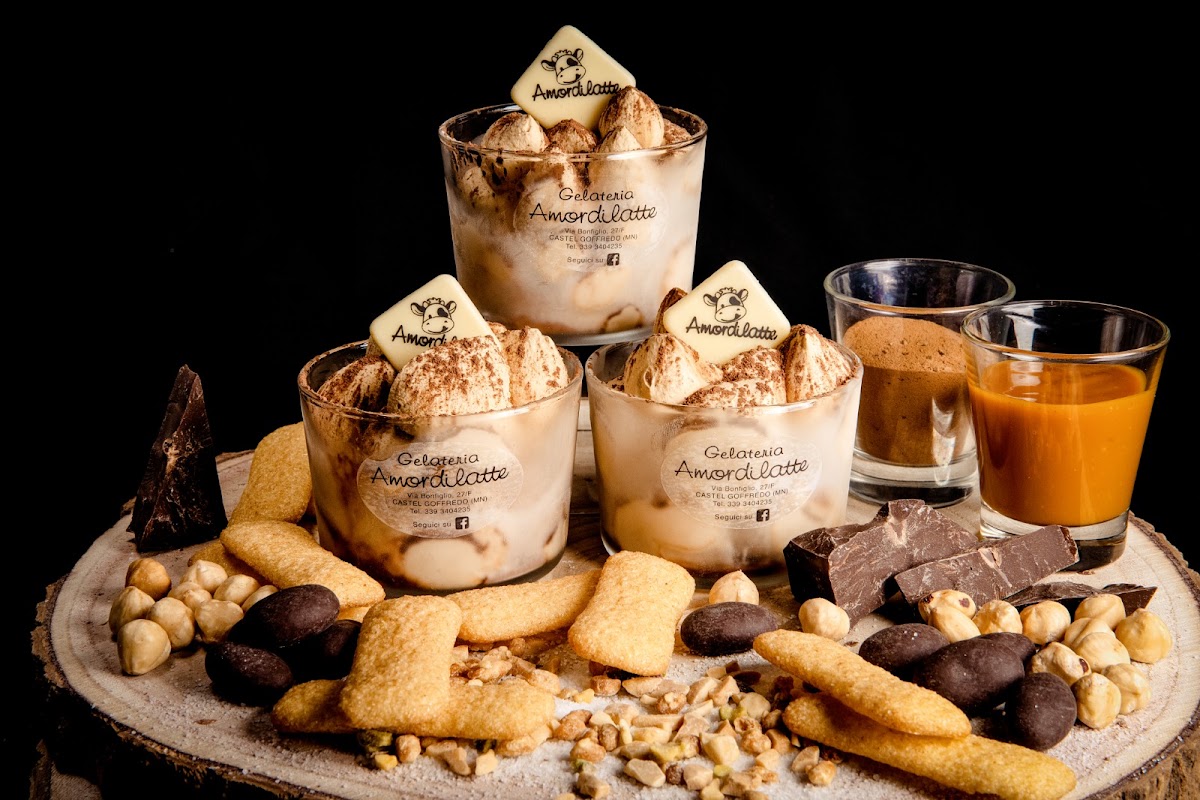 Il gelato servito.
