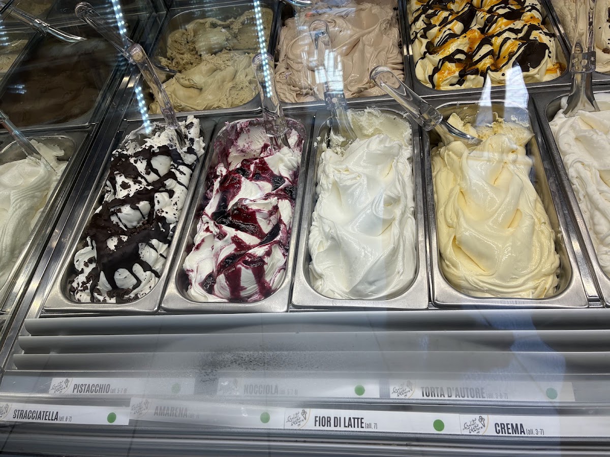 Il gelato servito.