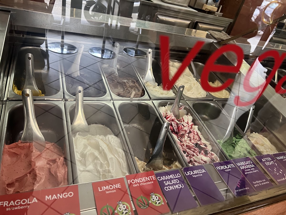 Il gelato servito.