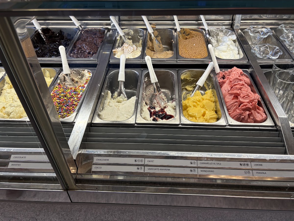 Il gelato servito.