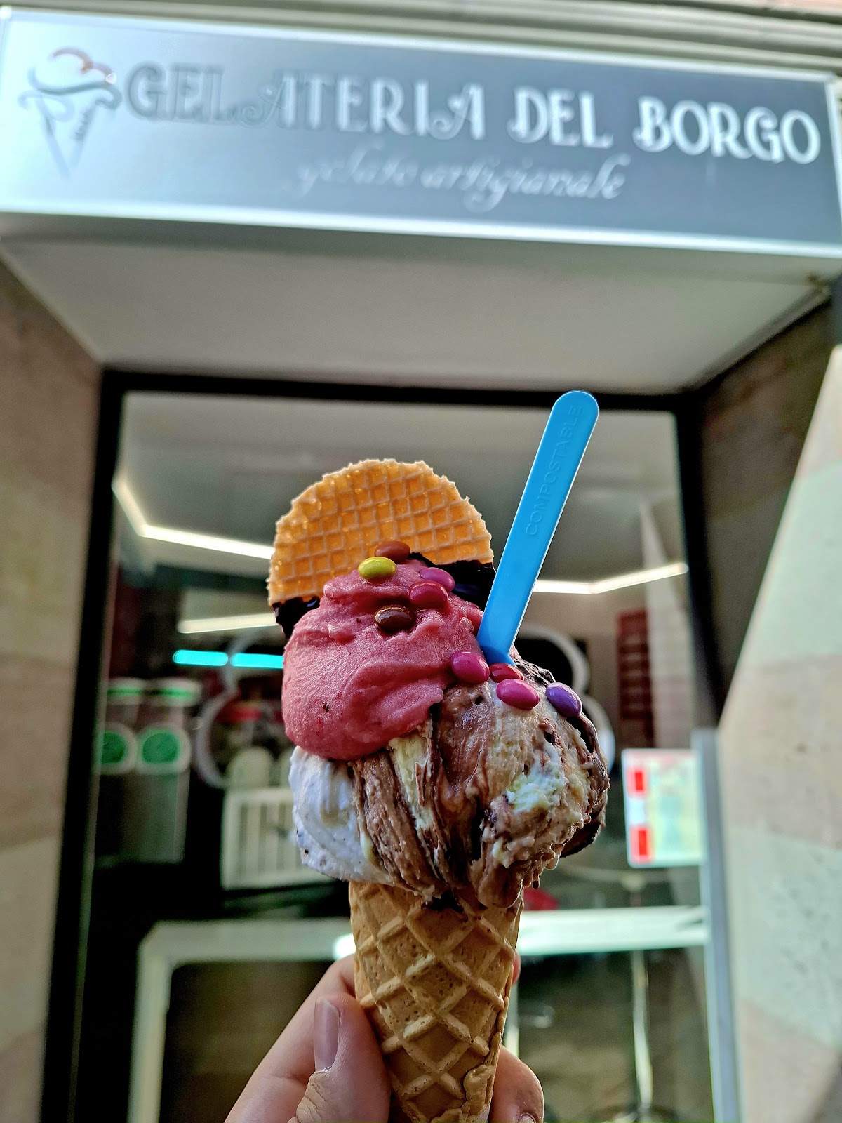 Il locale in servizio.
