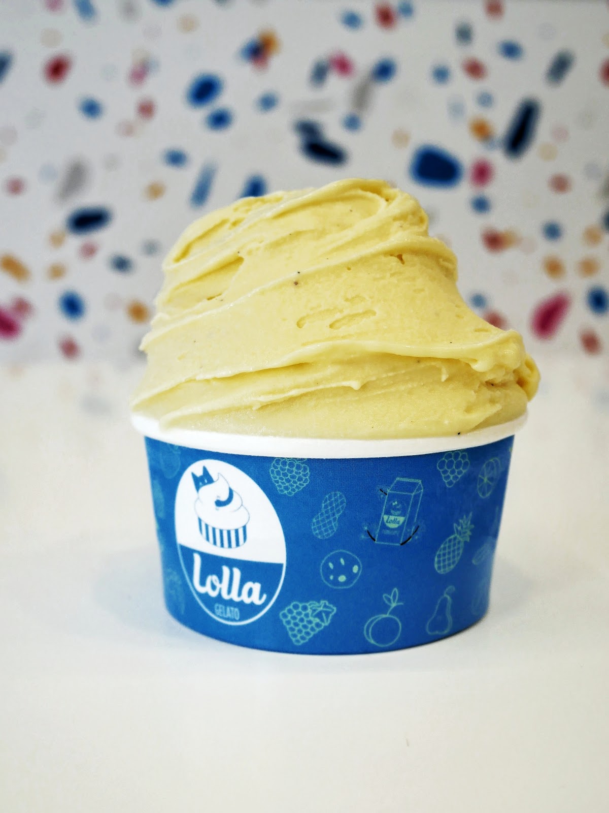 Il gelato servito.