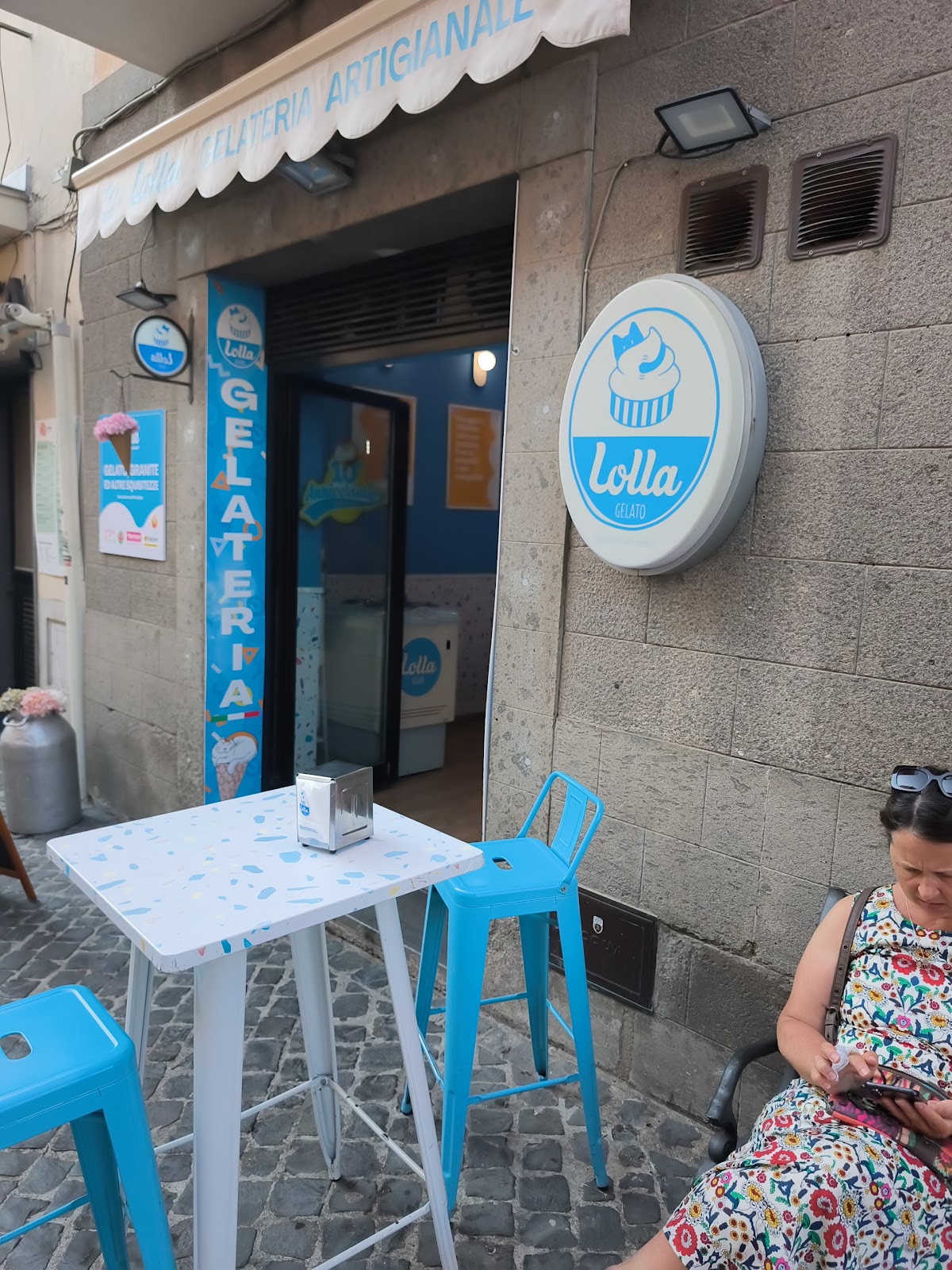 Il locale in servizio.