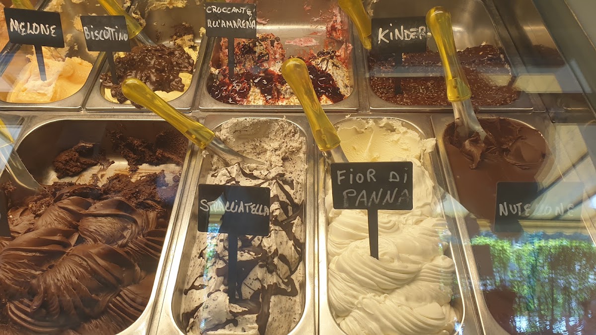 Il gelato servito.