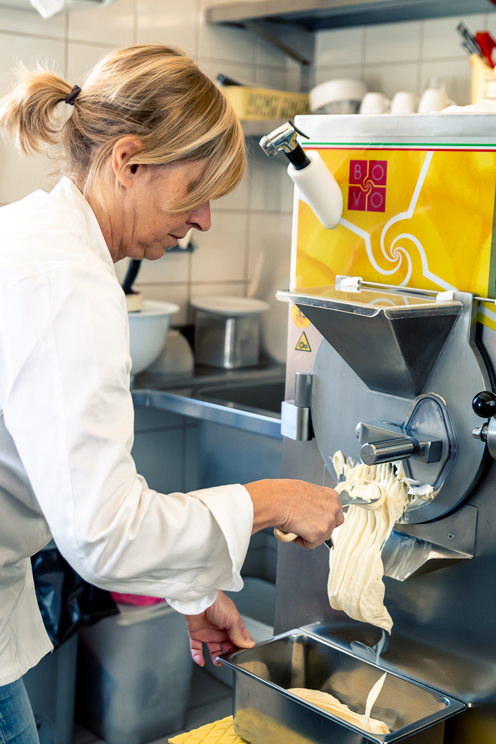 Il gelato della casa.