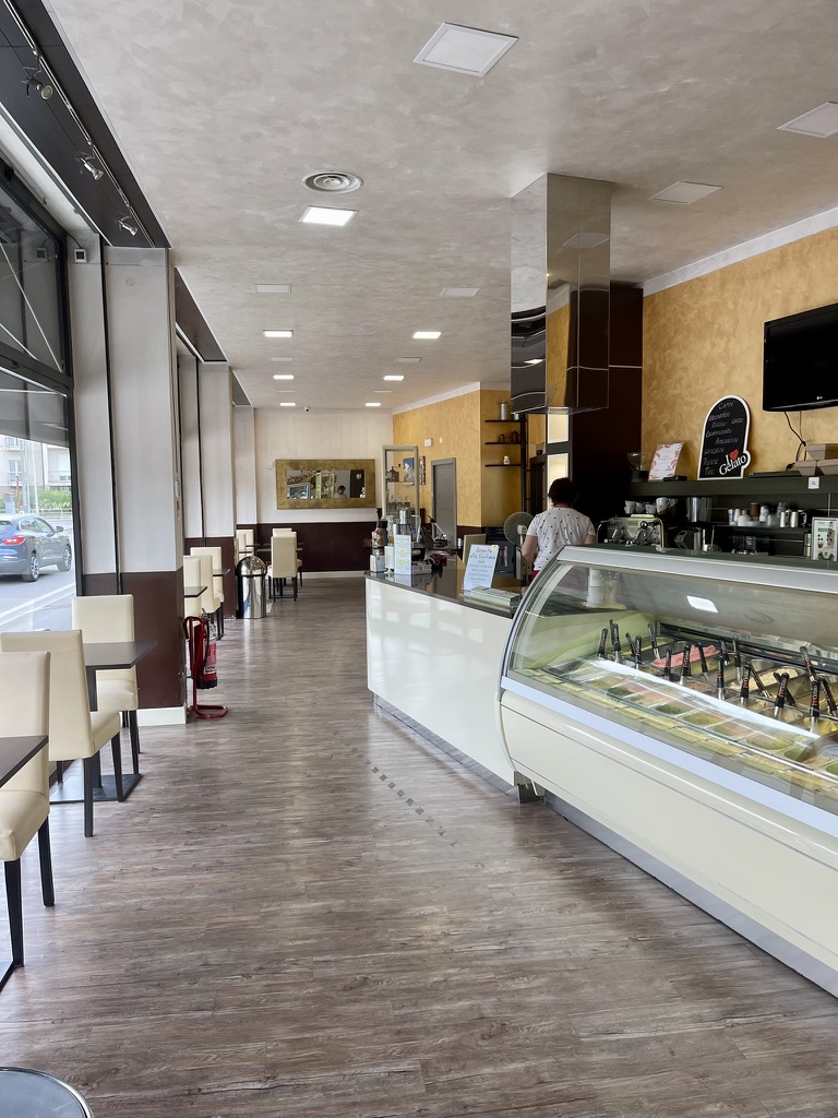 Il locale in servizio.