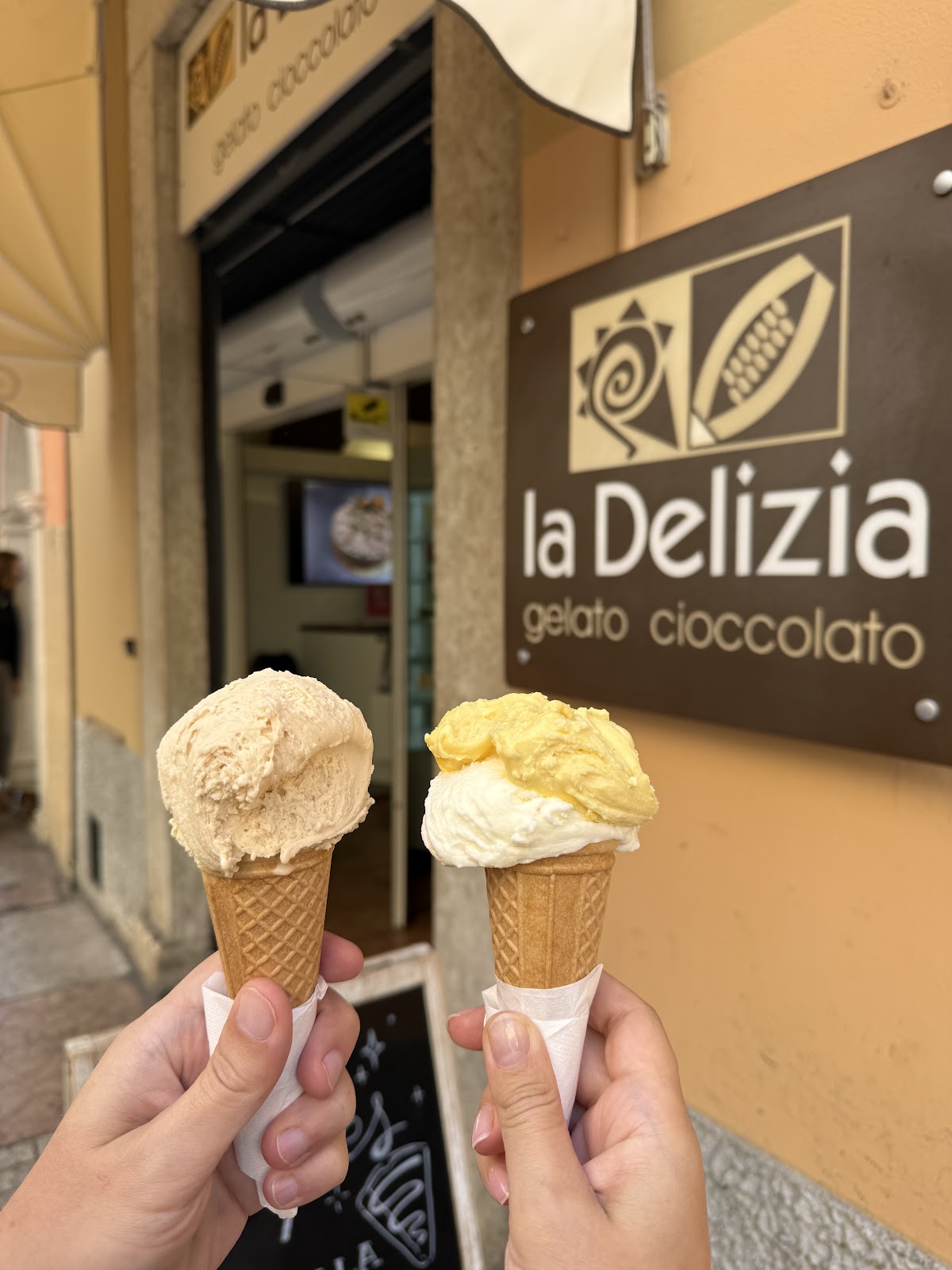 Il gelato della casa.