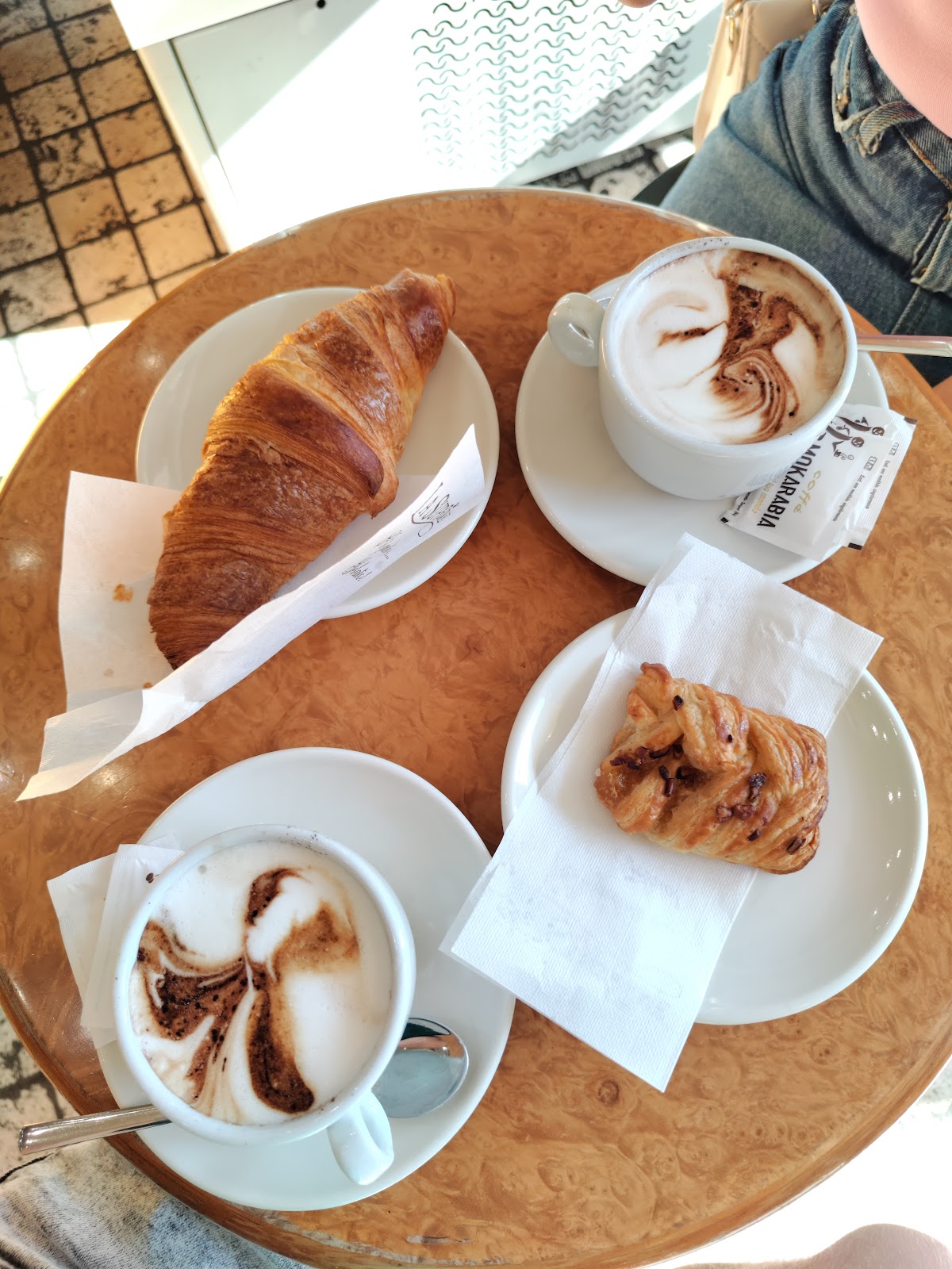 Il gelato servito.