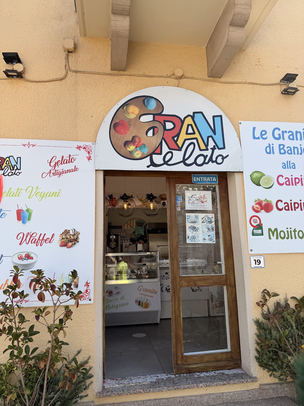 Il locale in servizio.