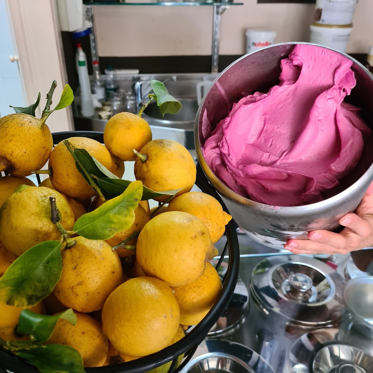 Il gelato della casa.