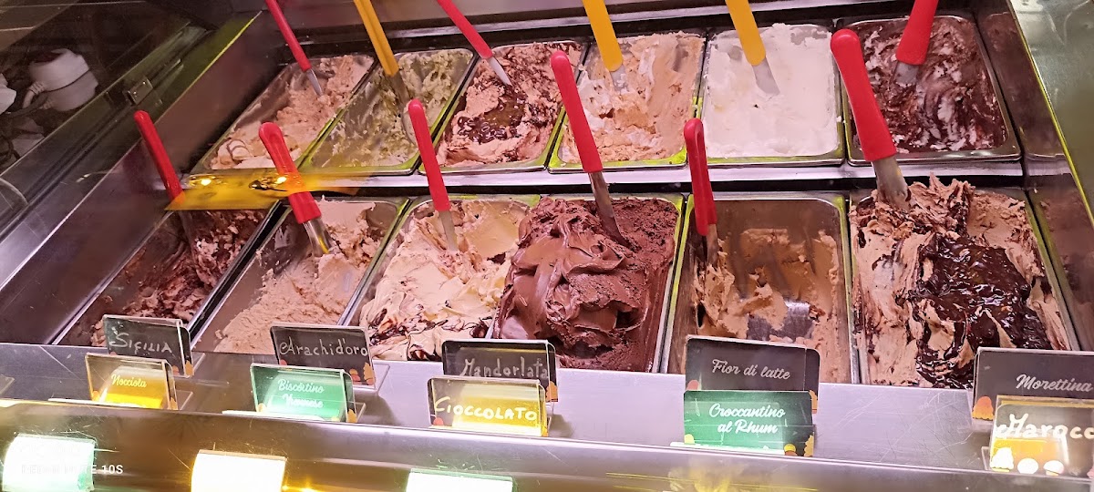 Il gelato servito.