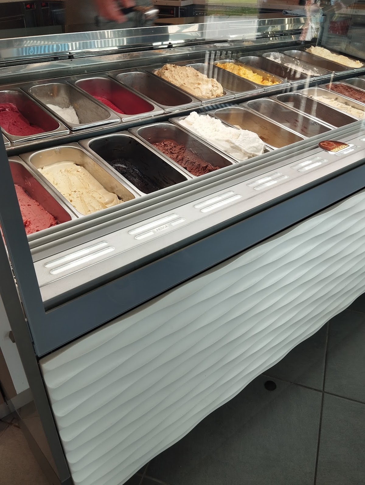 Il gelato servito.