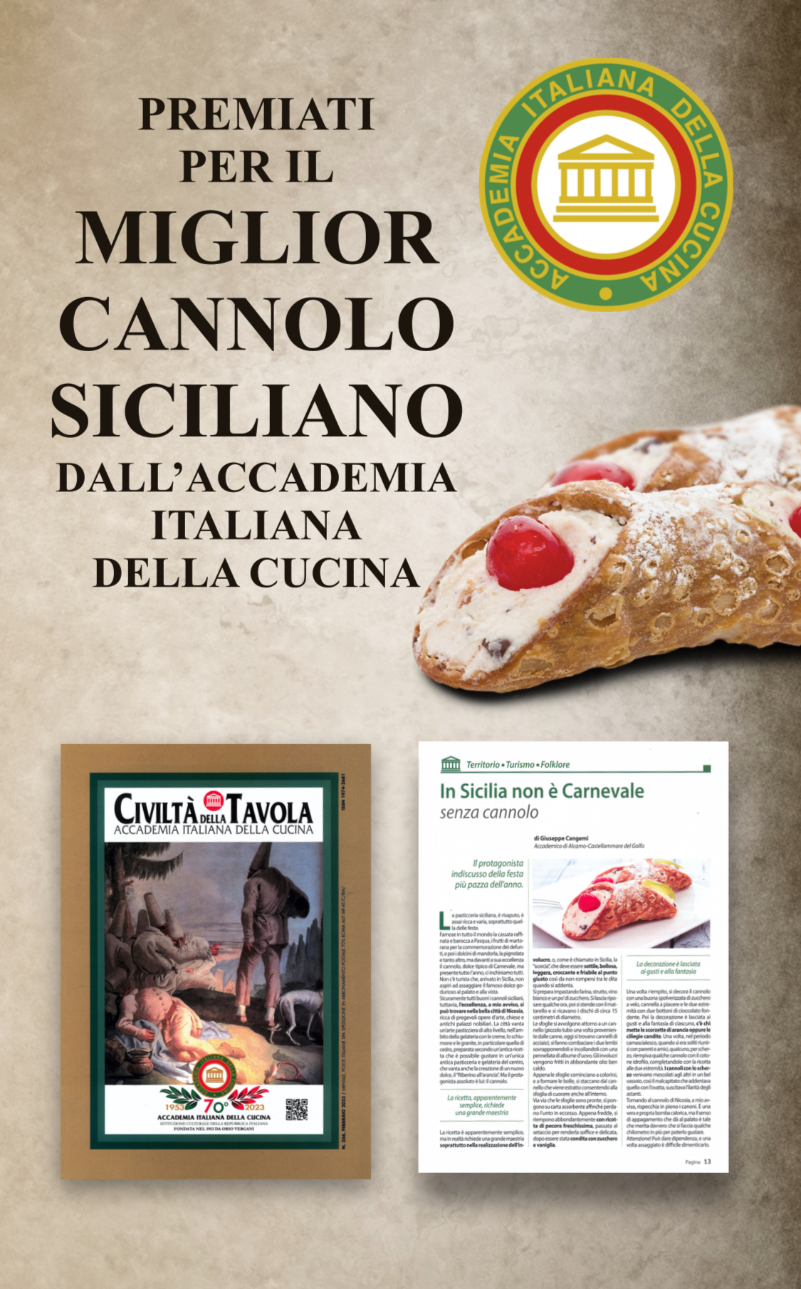 Le vaschette in vetrina.