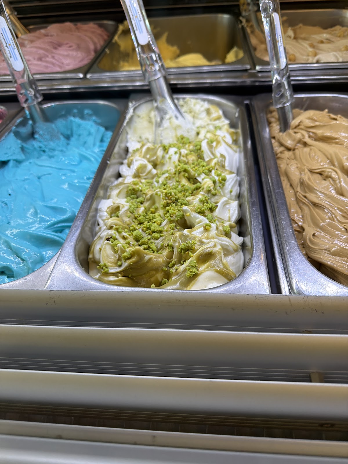 Il gelato servito.