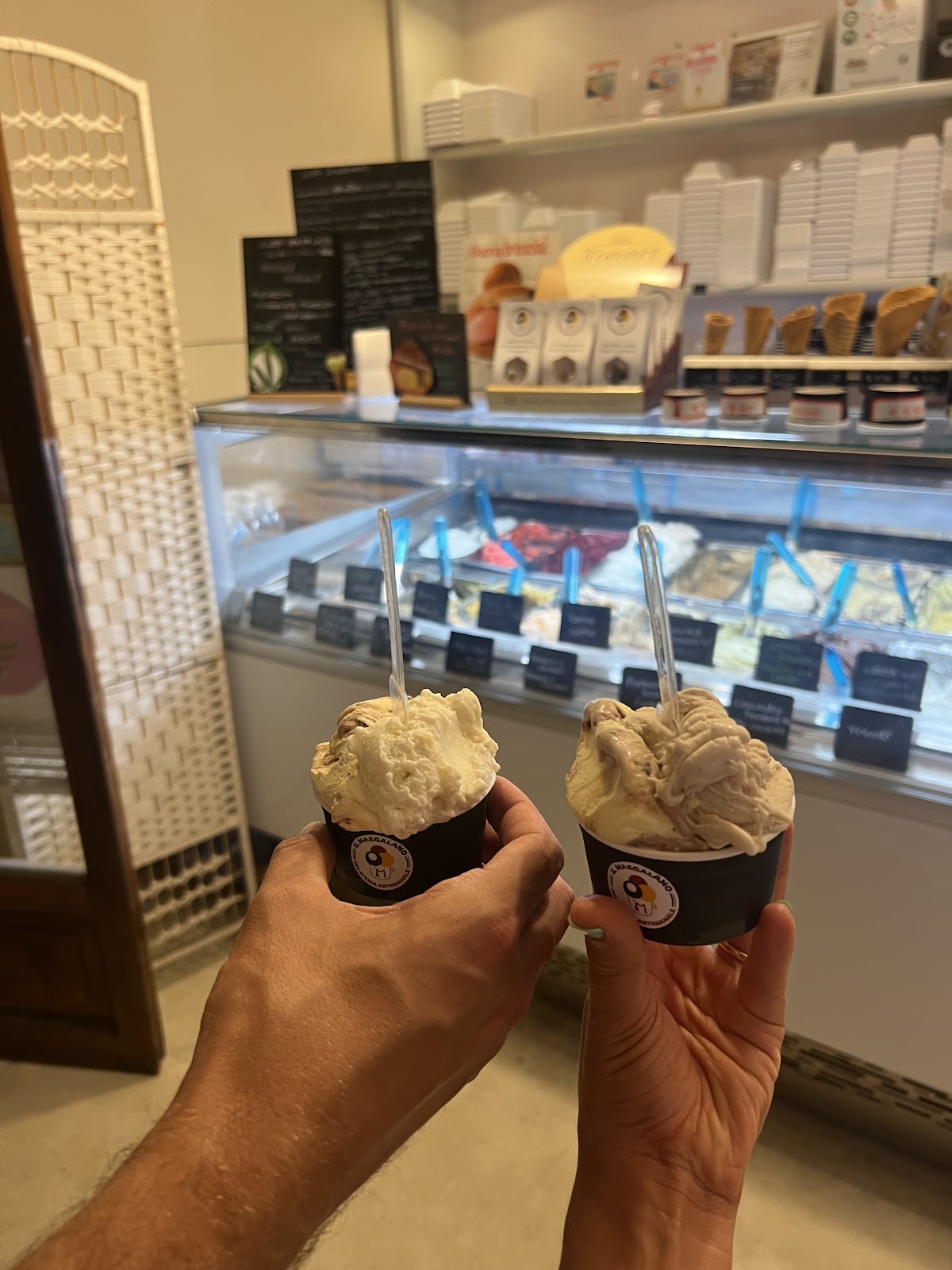 Il locale in servizio.