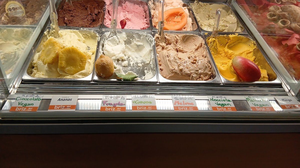 Il gelato servito.