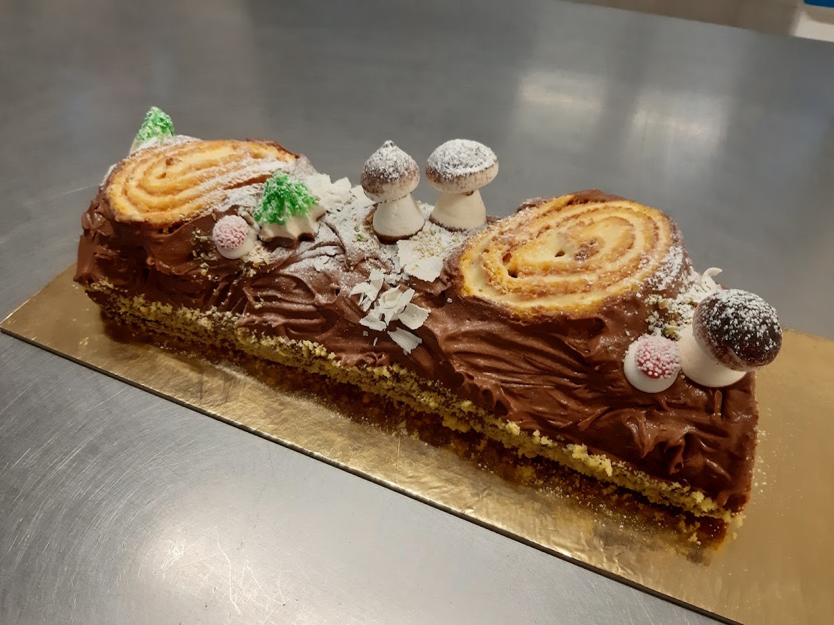 Le vaschette in vetrina.