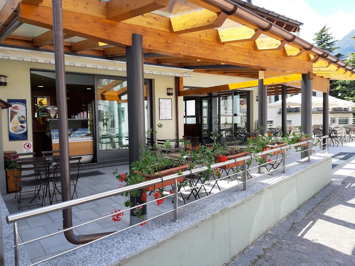 Il gelato servito.