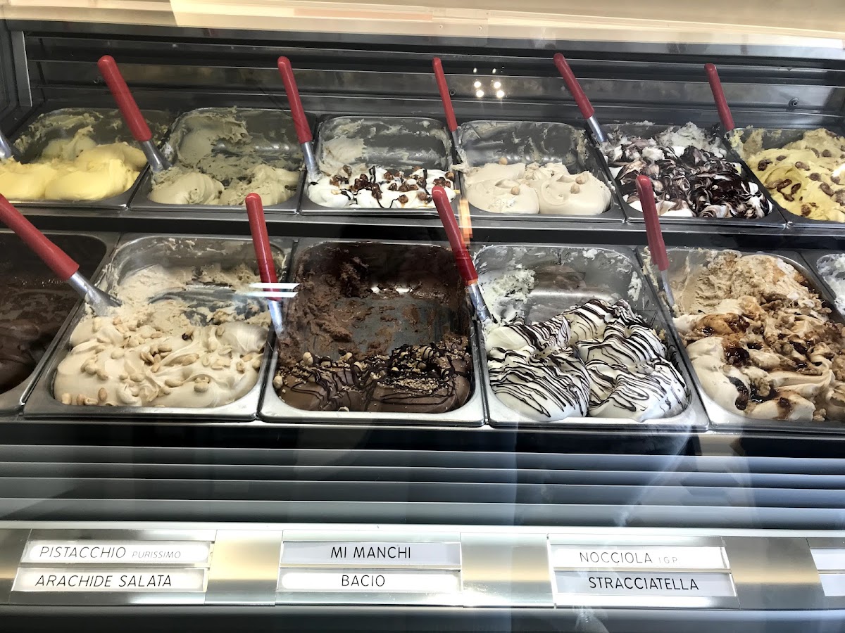 Il gelato servito.