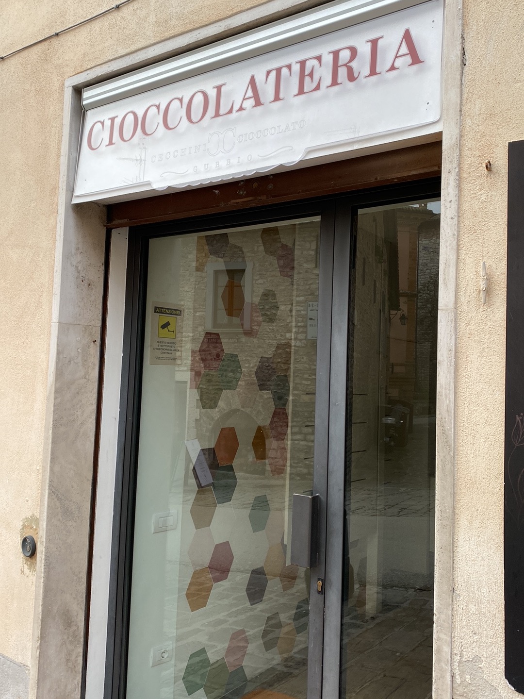 Un dettaglio del banco.