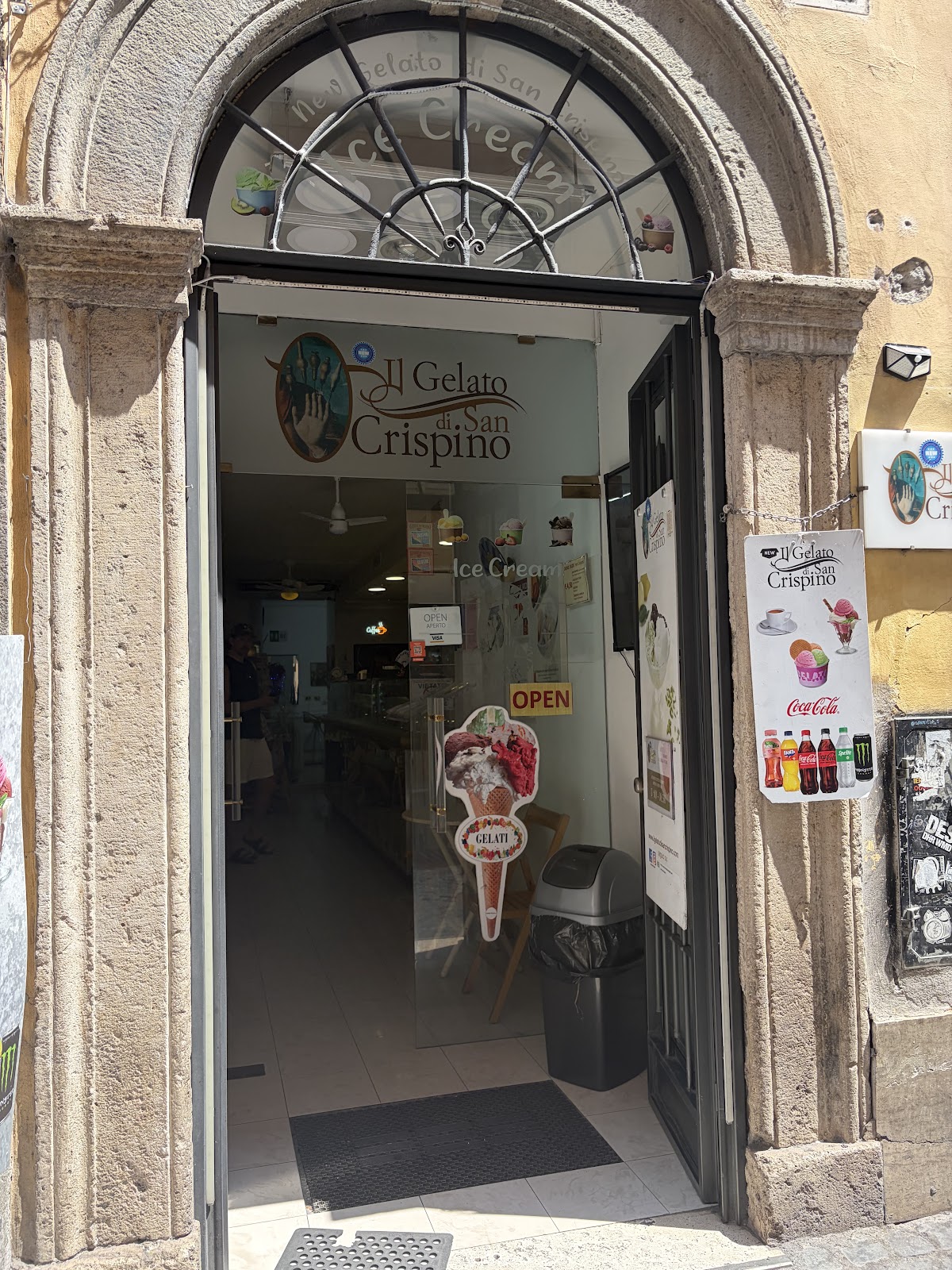Il locale in servizio.