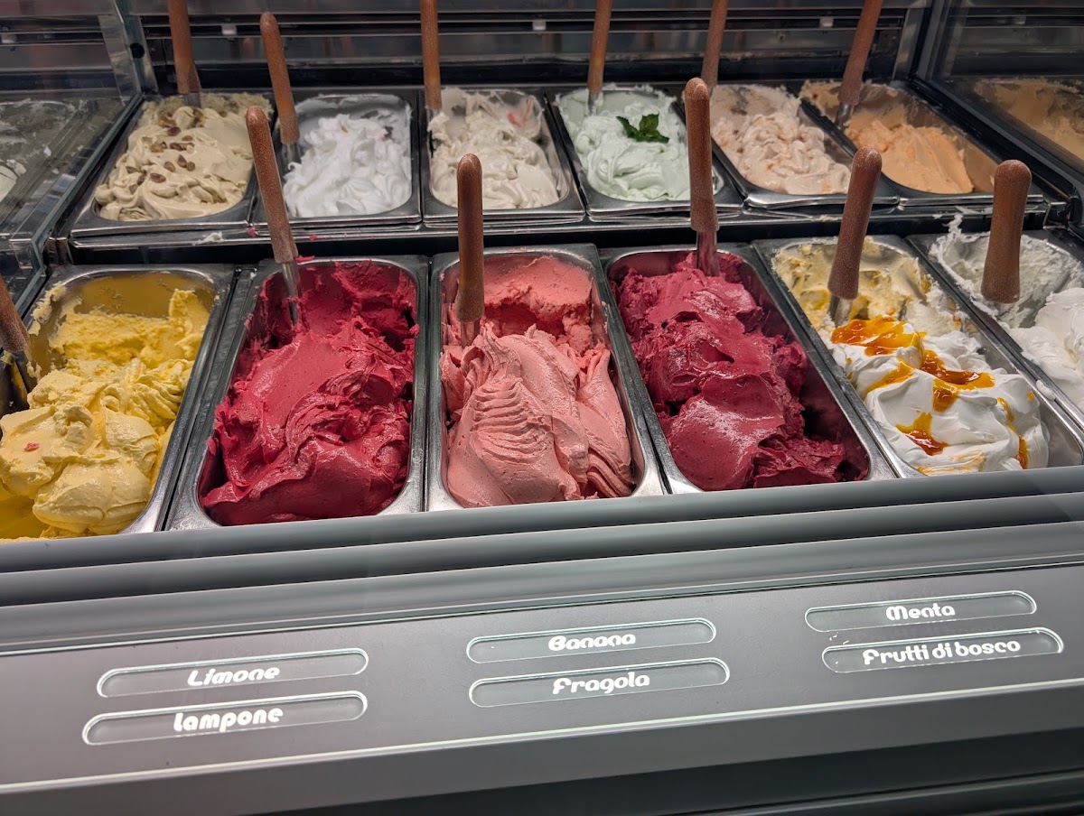 Il gelato servito.