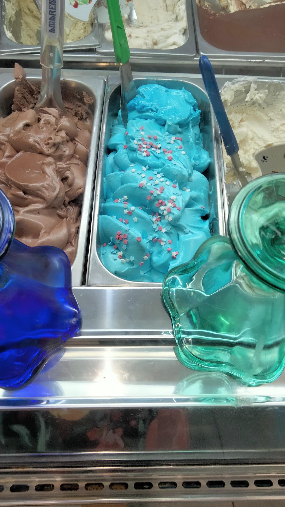 Il gelato servito.