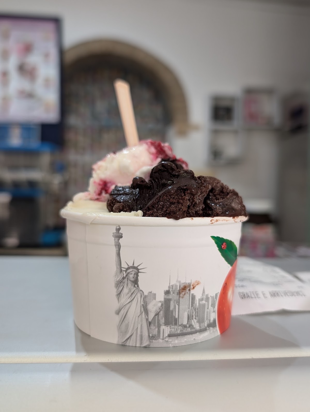 Il gelato della casa.