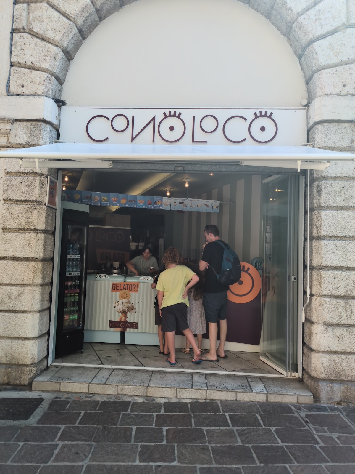 Il locale in servizio.