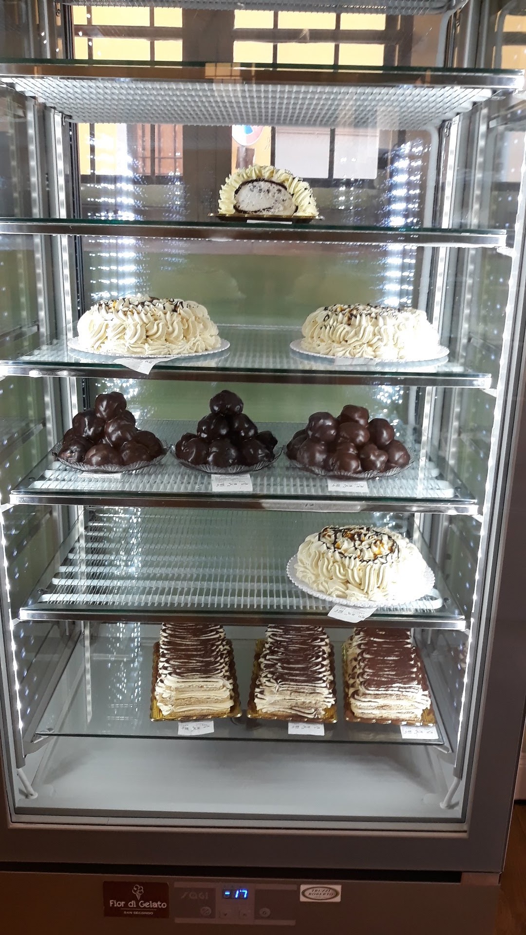Il gelato servito.