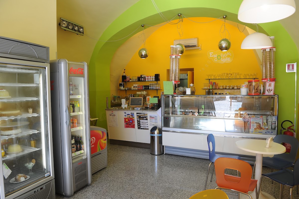 Un dettaglio del banco.