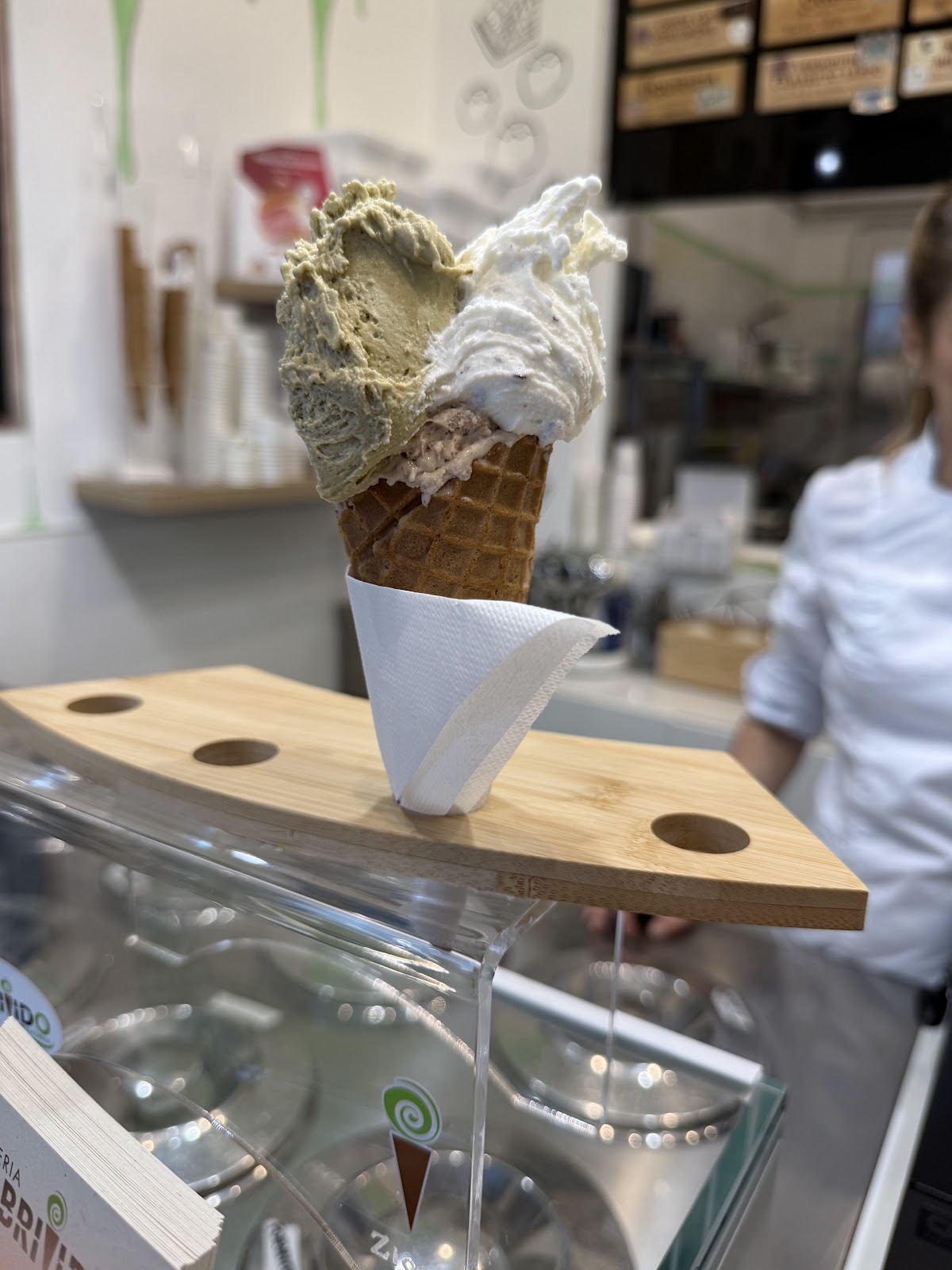 Il gelato della casa.