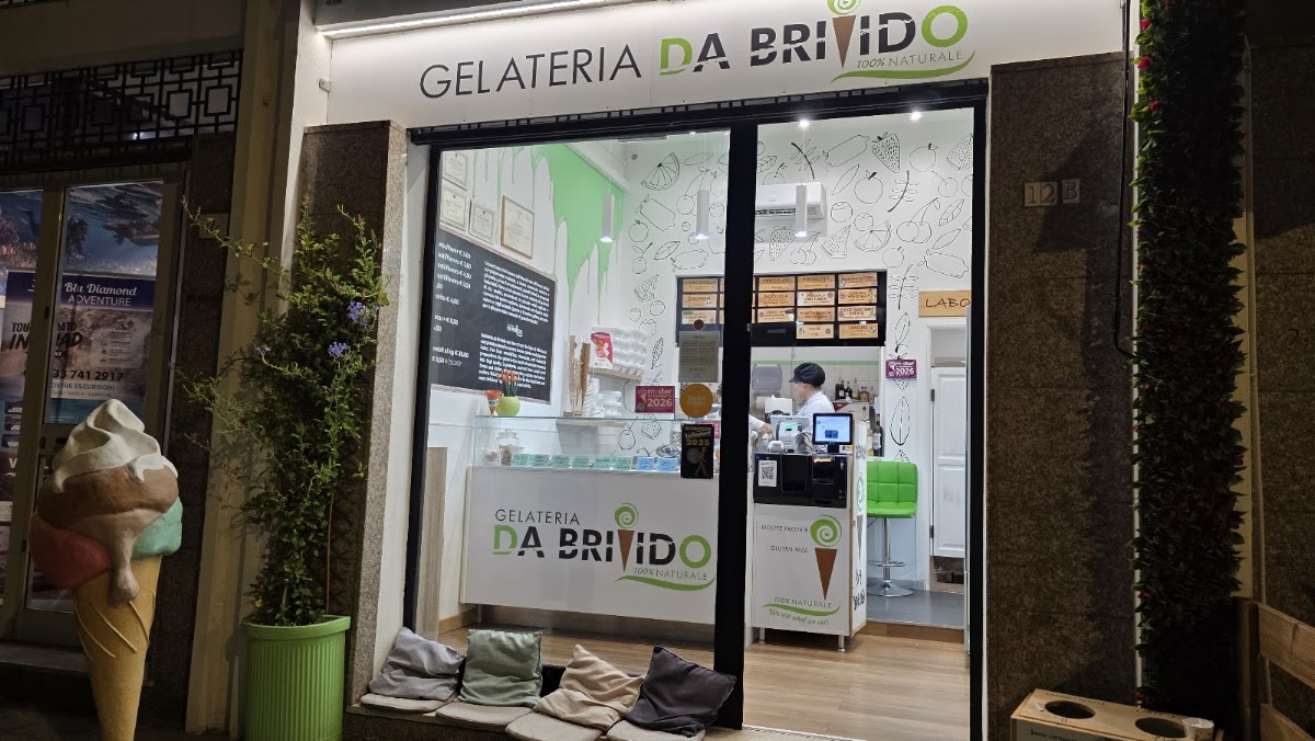Il locale visto dall'interno.