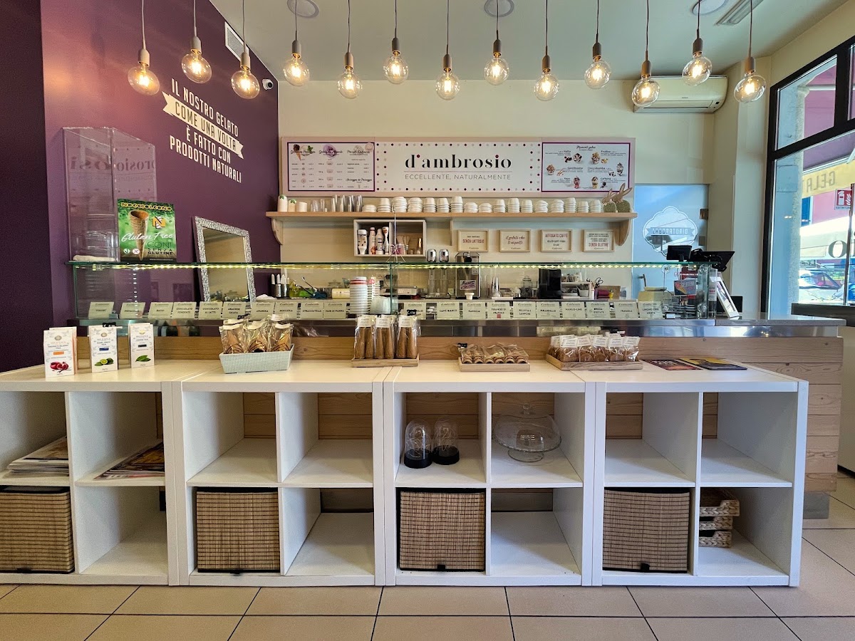 Il gelato servito.