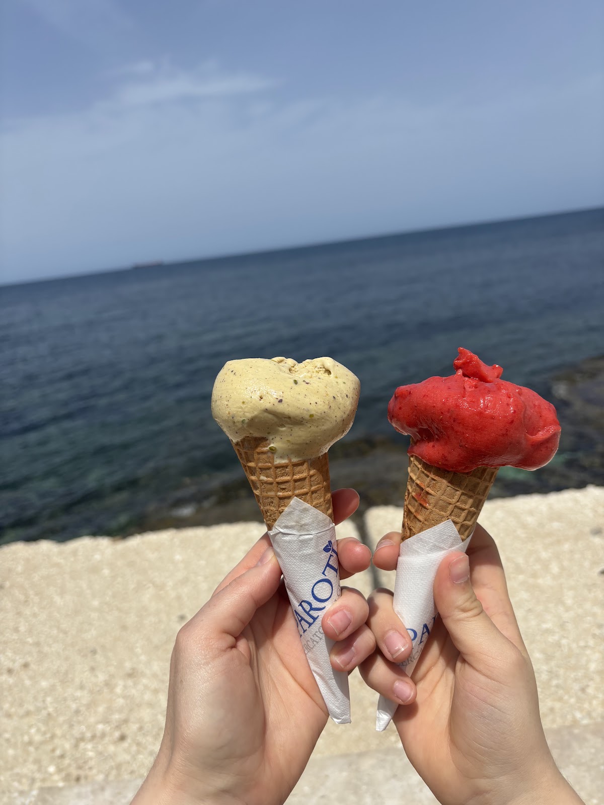 Il gelato della casa.