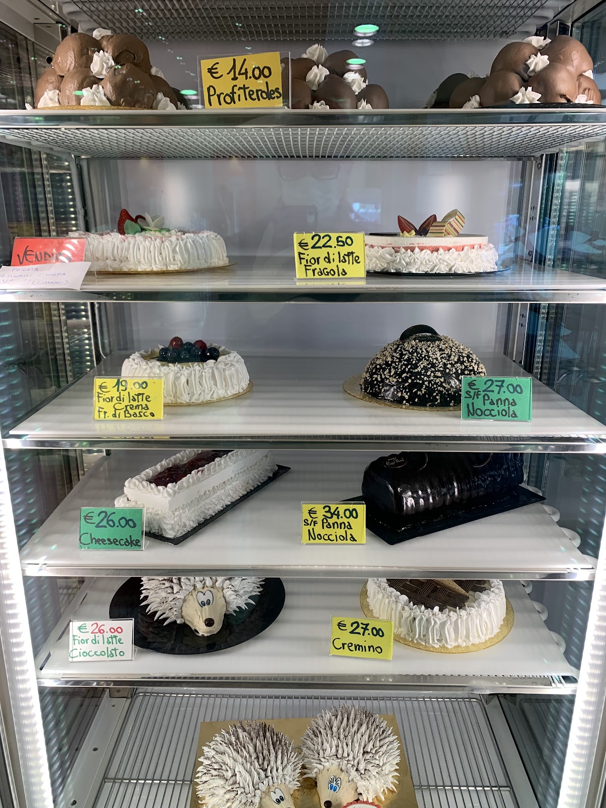 Il gelato servito.