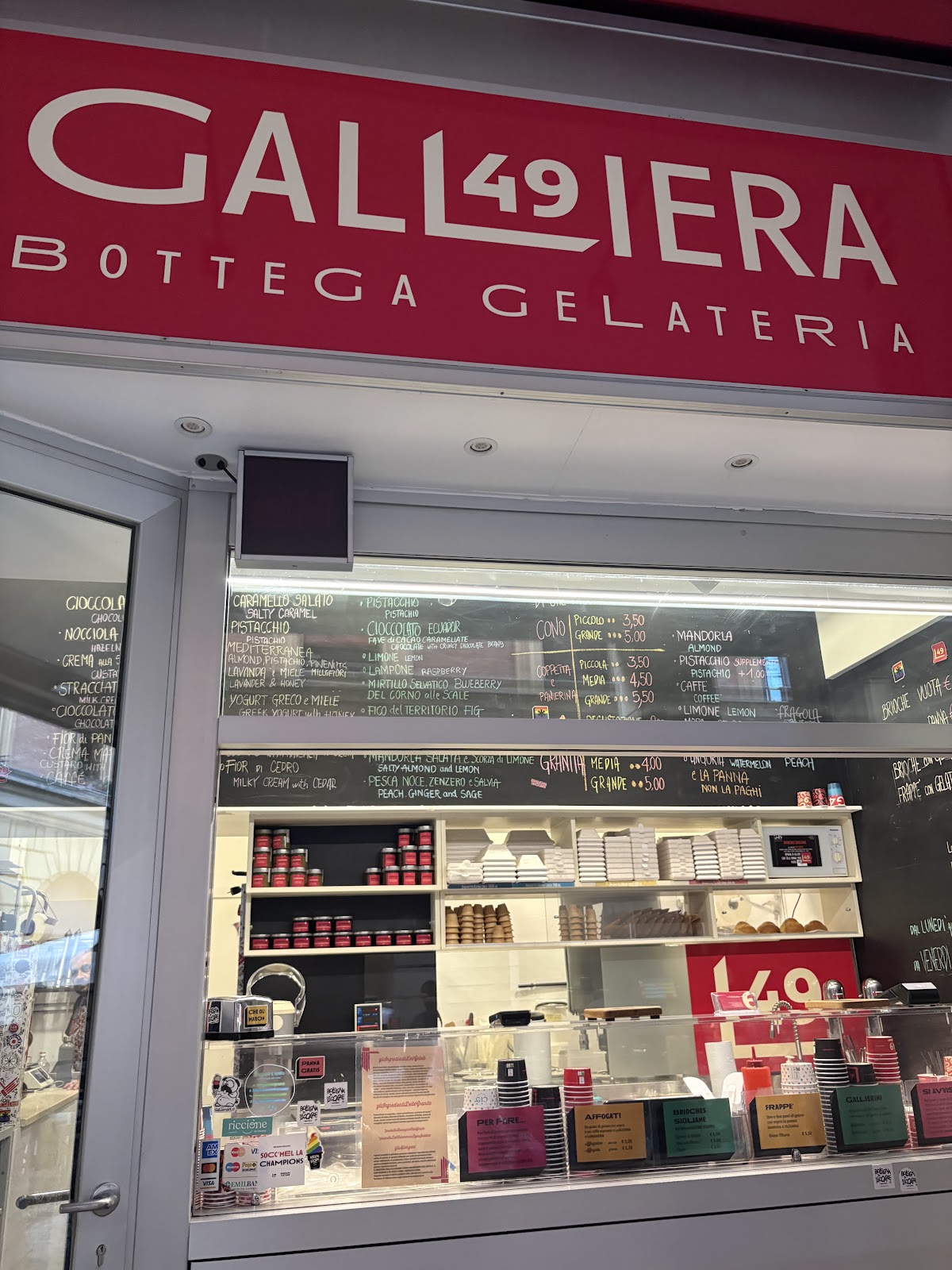 Il gelato della casa.