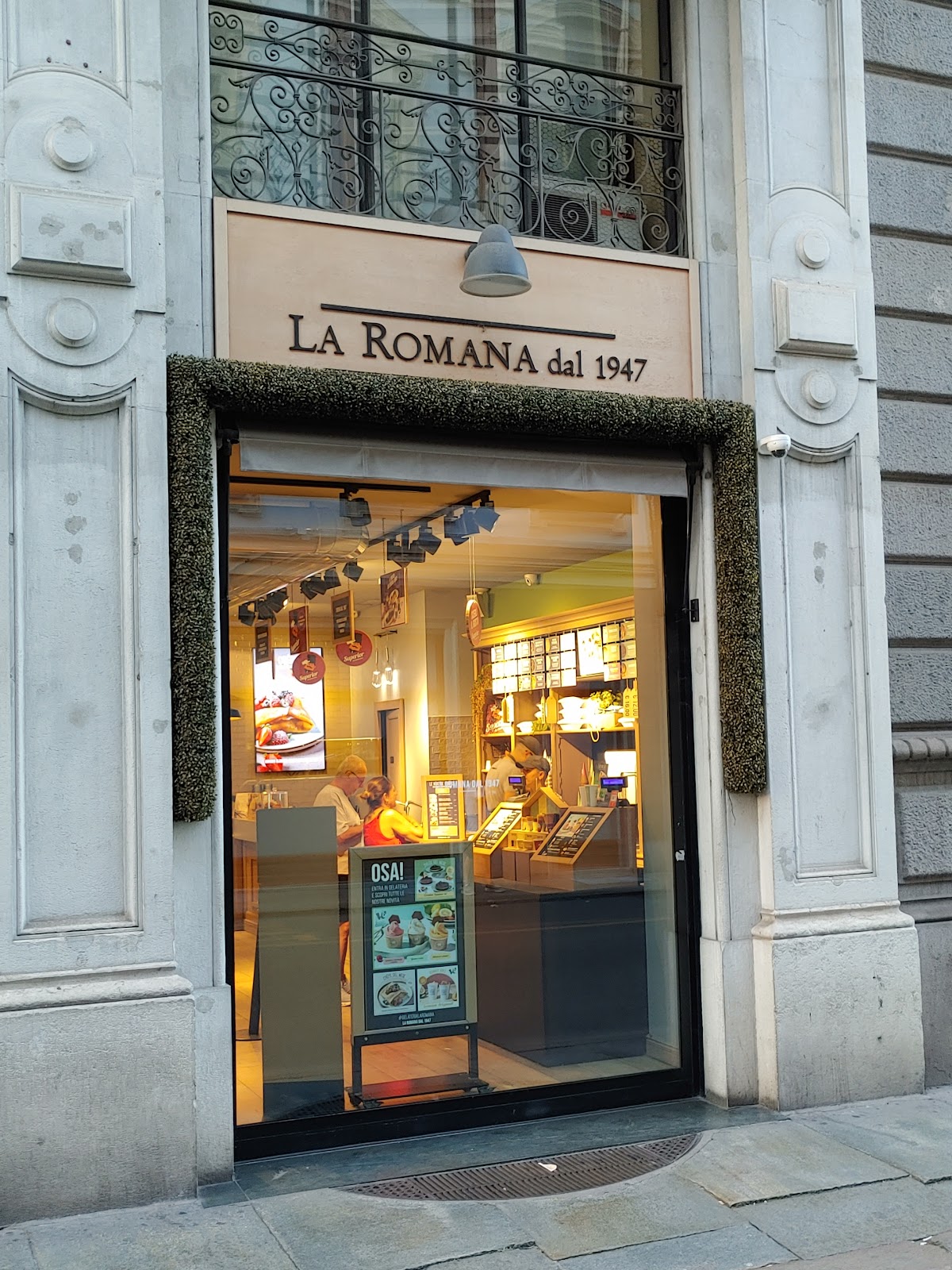 Un dettaglio del banco.