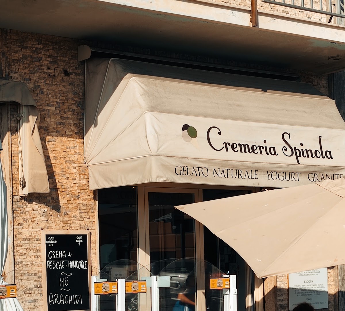 Il locale in servizio.